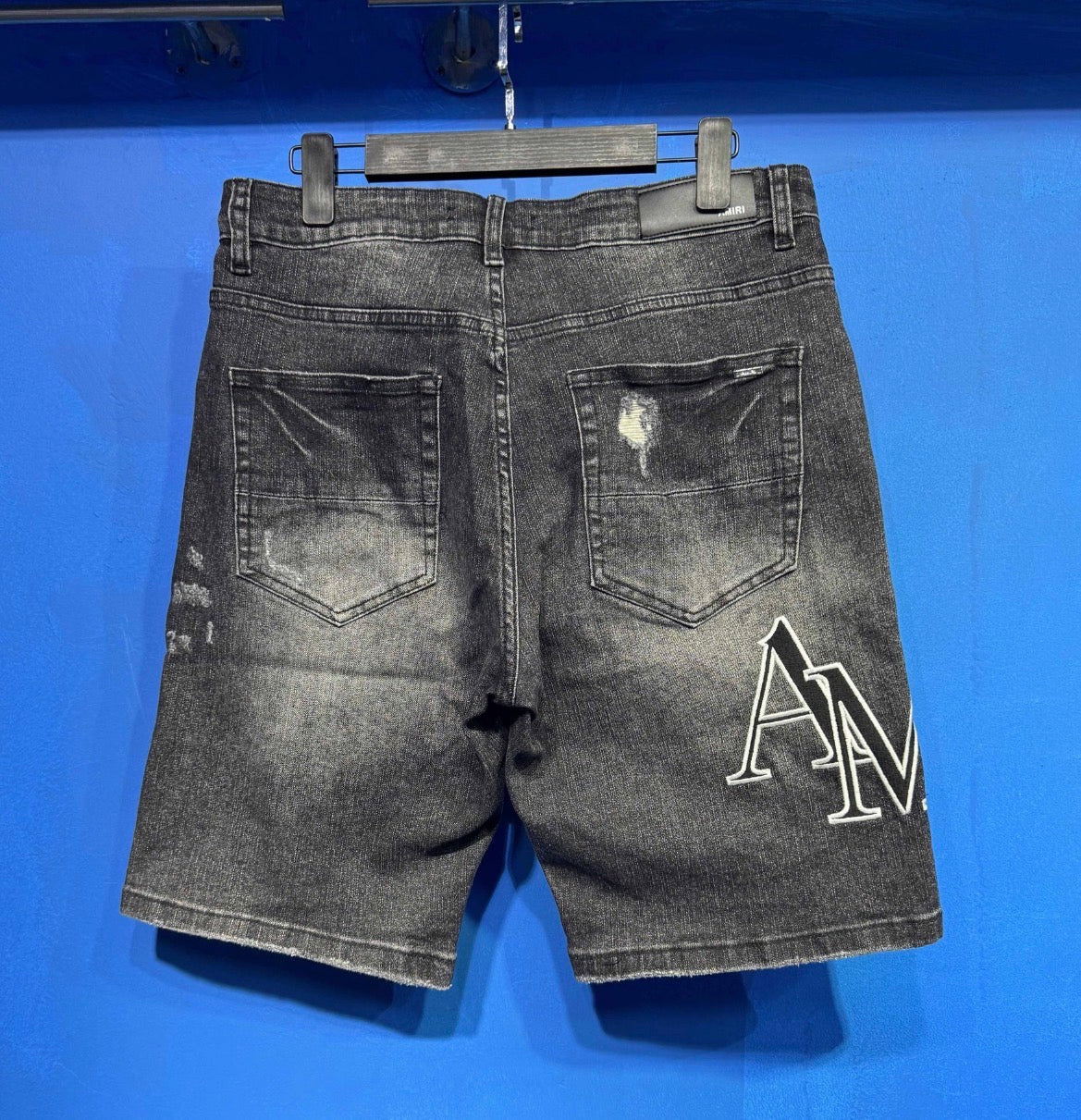 Amiri denim shorts