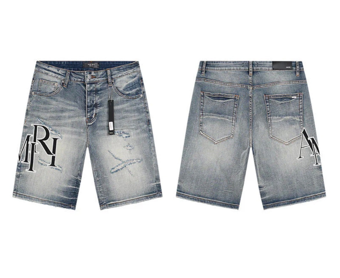 Amiri denim shorts