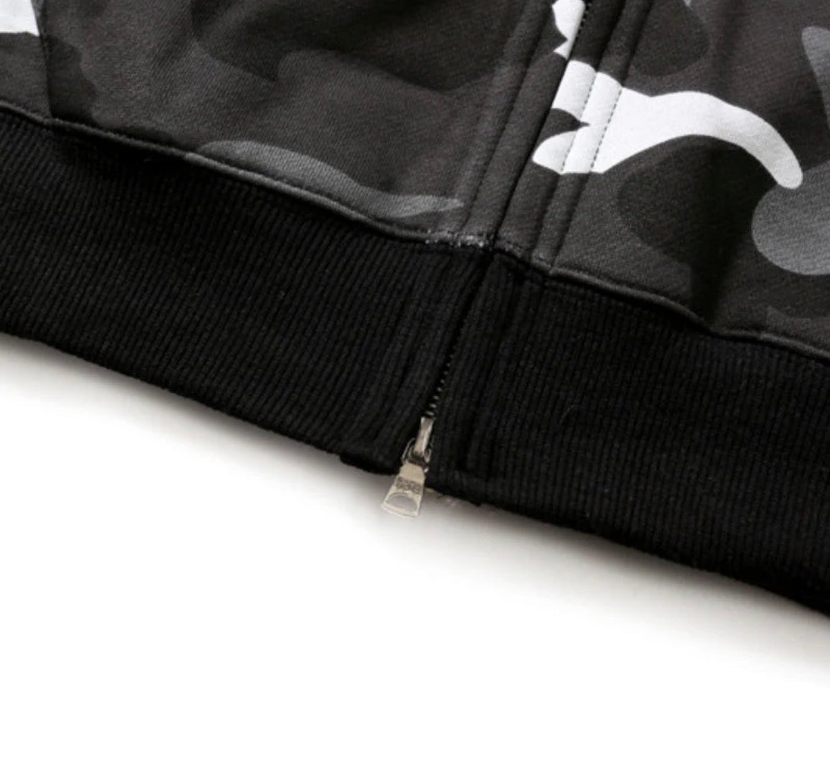 Bathing Ape Hoodie Luminous
Camouflage Spotted Shark
Double Hooded Zip Sweater